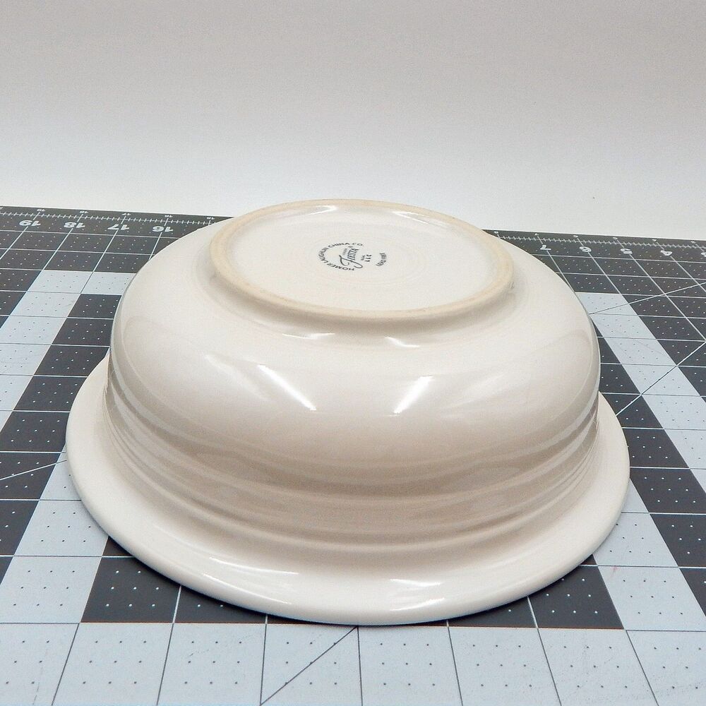 Fiesta White Nappy 8-1/2 Inch Bowl Vegetable Serving Fiestaware HLC USA - Picture 11 of 13